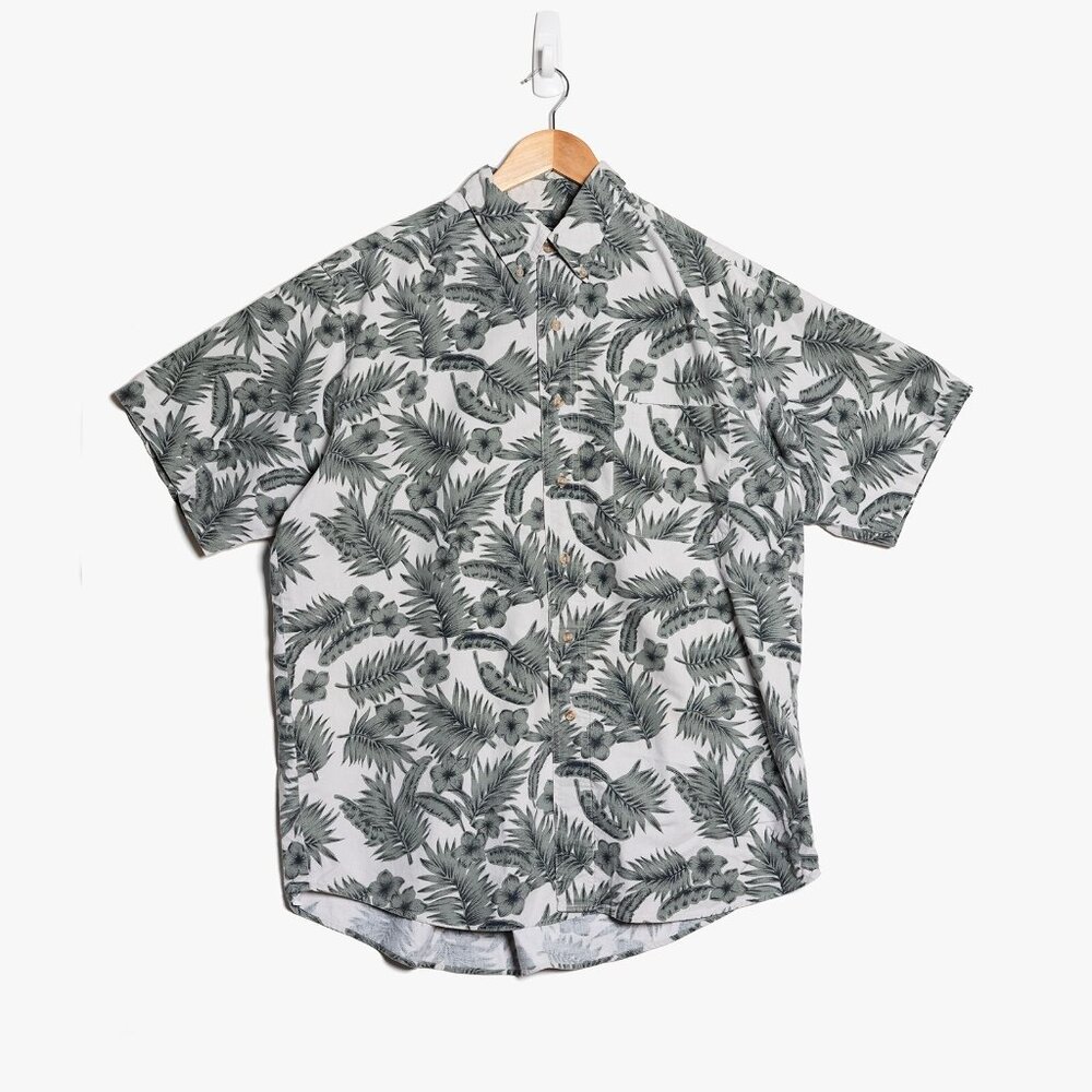 David Taylor Mens Large Hawaiian Button Up Shirt